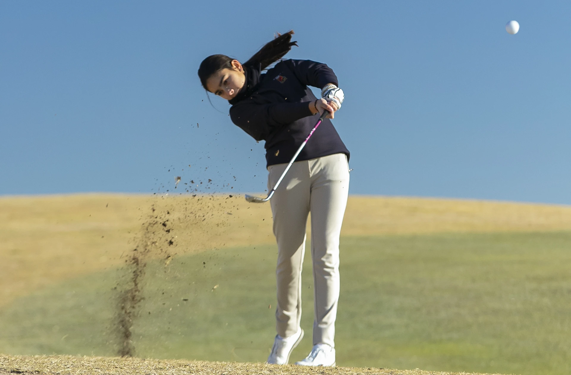 Espectacular golpe de Luna valencia en la I Copa Región de Murcia en Hacienda del Álamo del 27 al 29 de enero de 2023