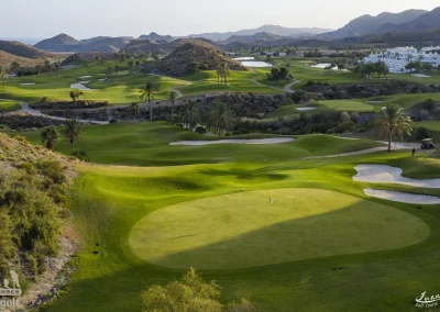 Green de Aguilón Golf Hoyo 15